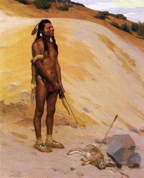 アーヴィング・コース xx インディアン・ハンター Oil Paintings